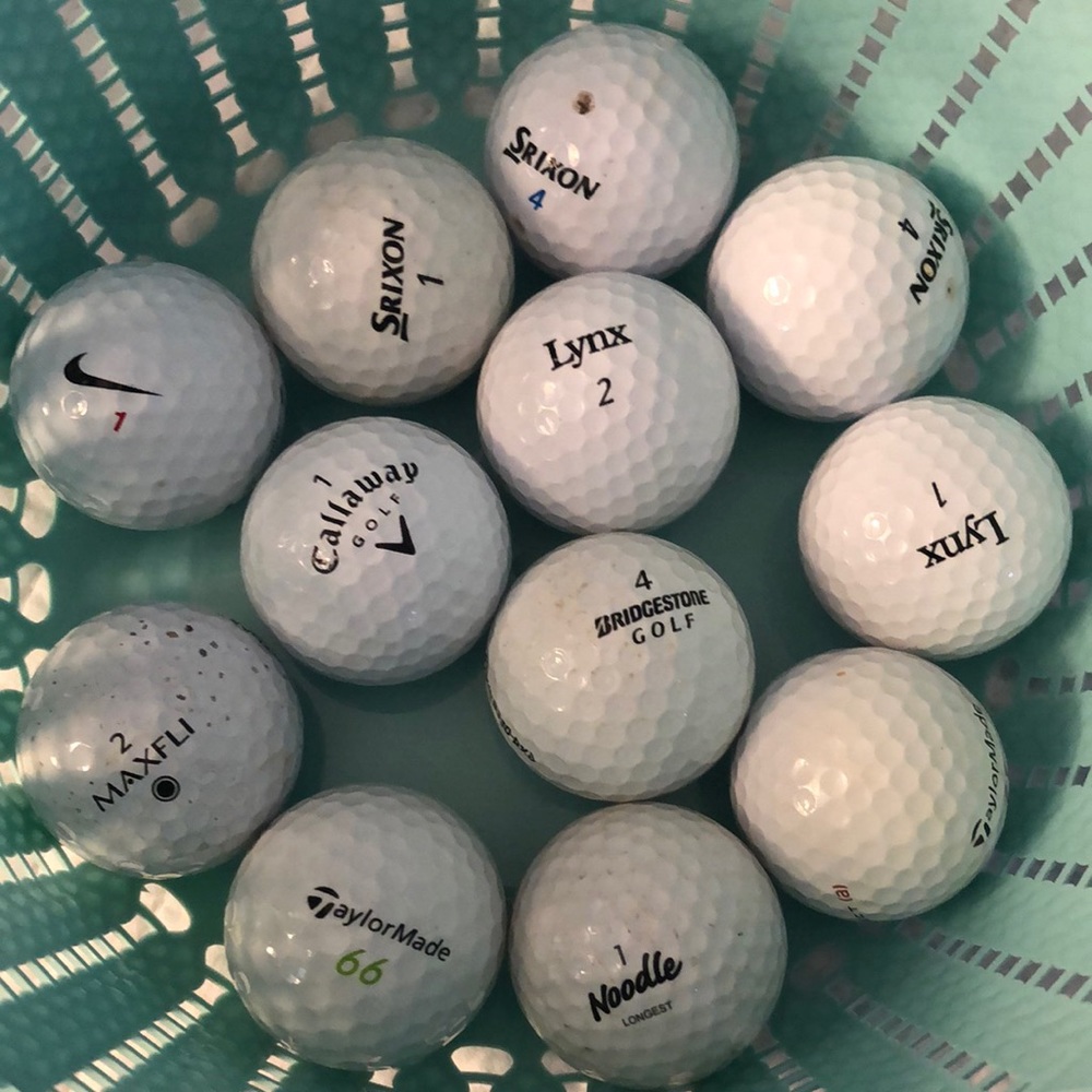 Golf Balls 1 Dozen Mixed Golf Balls